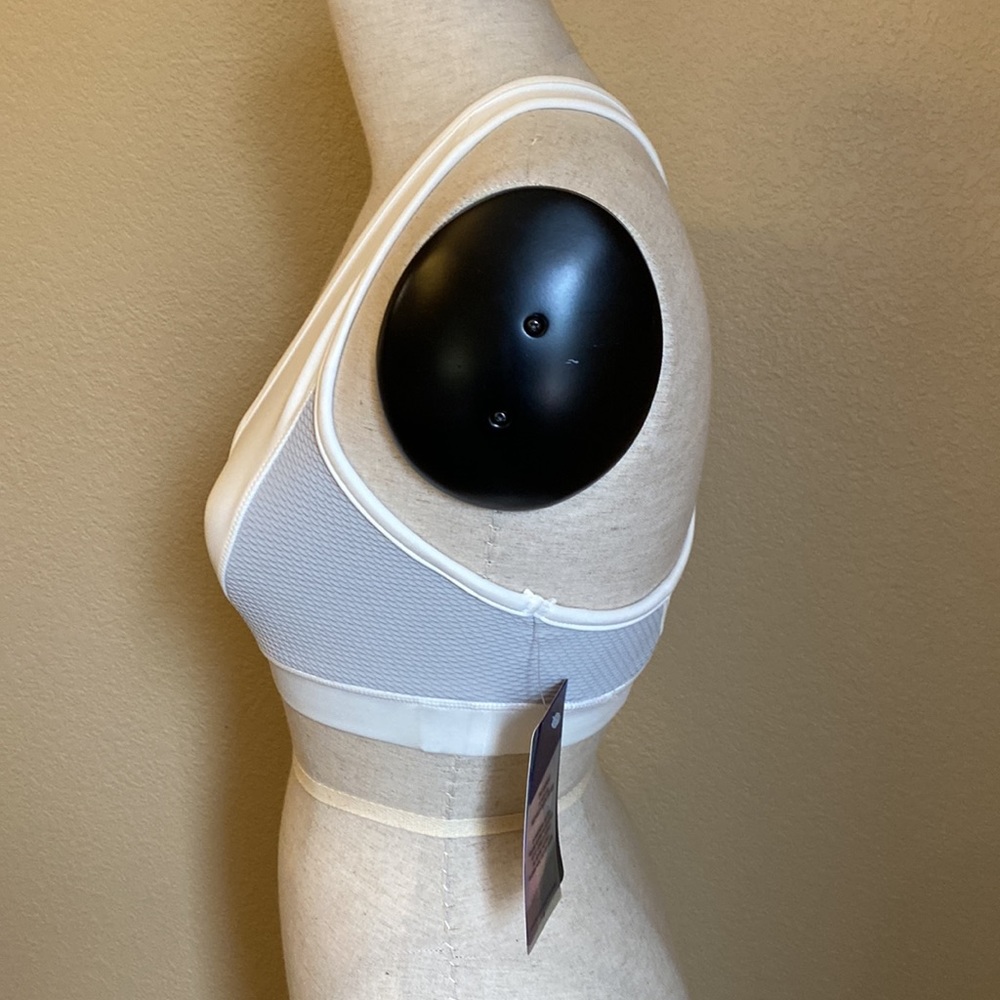 White Performance Sport Bra - Picture 2 of 10